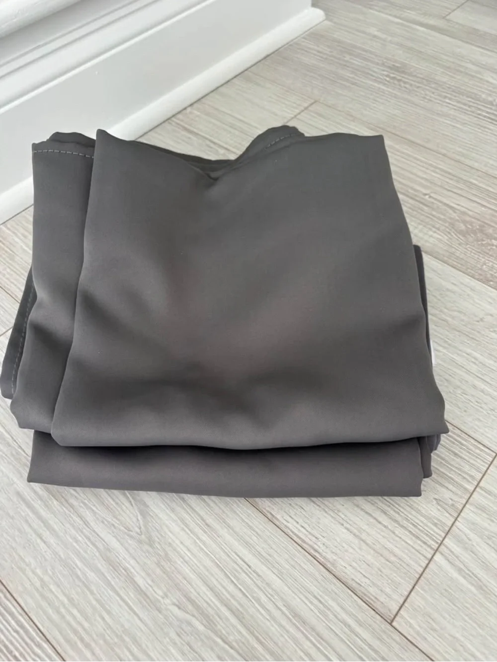 Gray Blackout Grommet Curtains - Home Accents